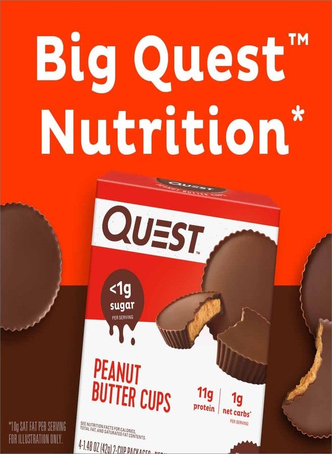 Quest Nutrition Peanut Butter Cups, 11g Protein, 1g Sugar, Low Carb, Gluten Free, Keto Friendly, 12 Count - Image 5